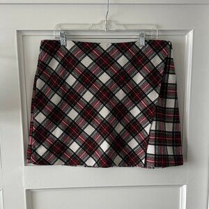 NWOT plaid hollister mini skirt